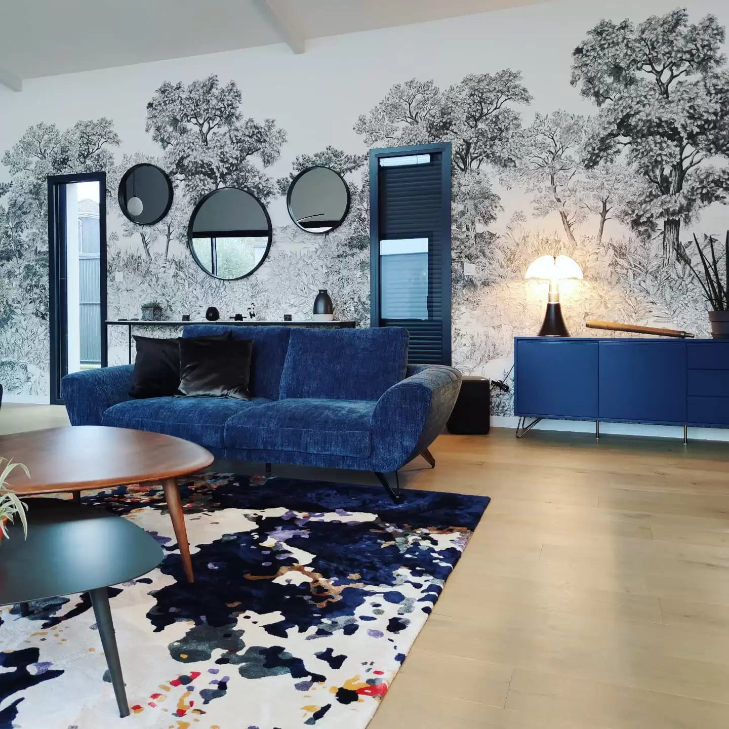 Rénovation et décoration d’un séjour de 60 m² à Bonsecours (76)