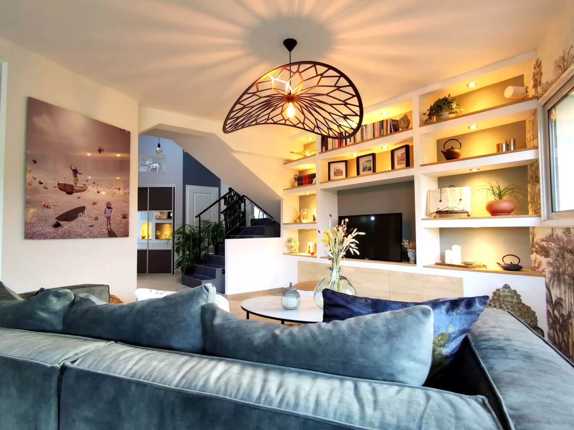 Transformation complète d’un espace de vie de 70 m2 - Le Mesnil-Esnard (76)