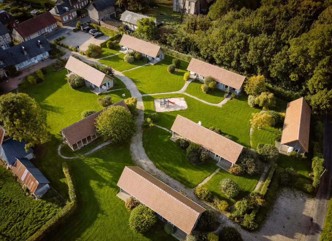 Rénovation et aménagement de 16 lodges – Le Pré Marin, Sotteville-sur-Mer